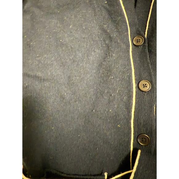 J crew wool and cashmere navy v neck sweater dress size xs - Picture 4 of 8